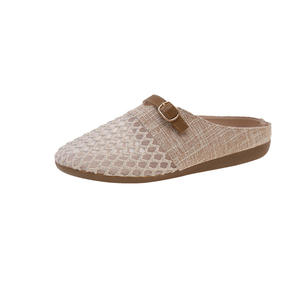 Sandalias de verano de una sola tira de seda satinada, sandalias de tacón alto estilo europeo, elegantes y modernas sandalias de tacón grueso para mujer - Product Image 1