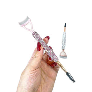 Peine Separador <span class=keywords><strong>de</strong></span> <span class=keywords><strong>Pestañas</strong></span> 2 en 1 con Doble Cabezal, Aplicador <span class=keywords><strong>de</strong></span> Rímel con Cristales Brillantes, Definidor <span class=keywords><strong>de</strong></span> <span class=keywords><strong>Pestañas</strong></span> con Cubierta <span class=keywords><strong>de</strong></span> Peine, Diseño en Arco - Product Image 6