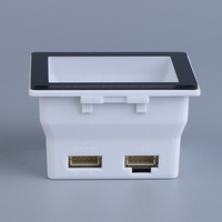 TOTINFO Lecteur de codes-barres 2D intégré, lecteur de codes QR, capteur CMOS, garantie de 2 ans, USB, SDK inclus, numérisation à 360°