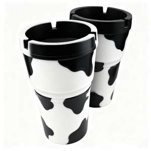 Cenicero Jumbo Ignífugo con Estampado de <span class=keywords><strong>Vaca</strong></span>, Cenicero para Coche, Color 12PCS/caja de Exhibición - Product Image 6