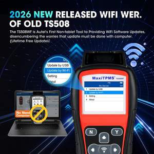 AUTEL TS508WF TPMSプログラミングツール 315/433MHz タイヤ空気圧監視システム MaxiTPMS WiFi 車両適合 全センサー再学習・起動 - Product Image 4
