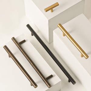 Cylindre noir or <span class=keywords><strong>porte</strong></span> d'armoire tire rustique en laiton meubles poignées boutons pour placard tiroir armoire <span class=keywords><strong>commode</strong></span> - Product Image 3