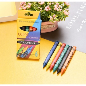 <span class=keywords><strong>Crayons</strong></span> de cire colorés pour enfants, 6/8/12/24 couleurs, dessin à la main, graffiti, bâtonnets vibrants solubles dans l'eau - Product Image 2