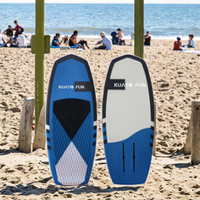 Planche de surf hydrofoil en mousse de fibre de carbone OEM AKJ pour le kitesurf et la planche à voile, modèle AKJ21454