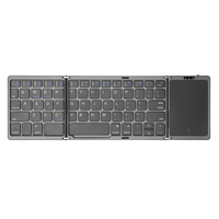 Clavier sans fil pliable ultra-mince B089T BT Trackpad, le plus vendu, portable, directement de l'usine, pour Android, iOS, ordinateur portable et tablette