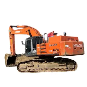 Equipo de maquinaria de movimiento de tierras grande Hitachi, excavadora de orugas hidráulica usada a bajo precio en venta