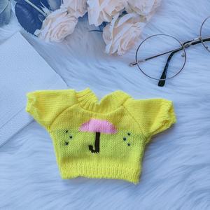 Sarı Ördek Yavrusu Hyaluronik Asit Aksesuarları Küçük Ördek Peluş Kuzu Ayı Süveter İnternet Ünlüsü Doldurulmuş Hayvan Oyuncakları Yıkanmış - Product Image 6