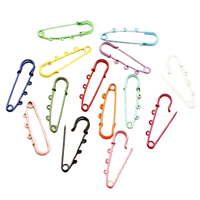 Broche Épingle de Sûreté Métallique Colorée, Connecteur Breloque DIY, Porte-clés, Accessoires de Décoration pour Vêtements et Sacs, Vente en Gros