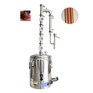 «Destilador de álcool doméstico, máquina elétrica de água distilada de aço inoxidável