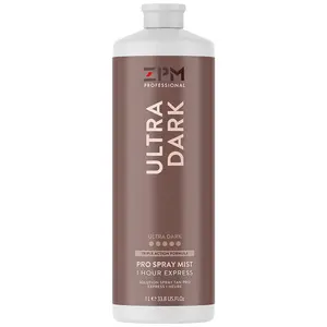 Spray Tan Solution Sunless Tanning Solution For Ultra Dark Bronzed Glowing Skin Finish Lightweight Hydrating Coconut Scented