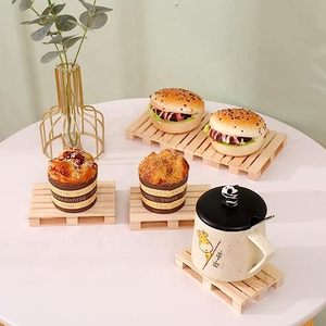 Tùy Chỉnh 4 Inch Mộc Mạc <span class=keywords><strong>Mini</strong></span> Bằng Gỗ Pallet Cho Cách Điện Coaster Bằng Gỗ Pallet Cổ Áo - Product Image 6