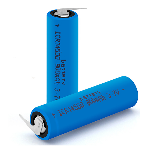 Pile Rechargeable GTF 14500 – Li-ion 3,7V 900mAh Avec Languettes à Souder