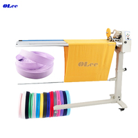 Machine de découpe électrique automatique pour bandes de reliure, rubans et tissus non tissés