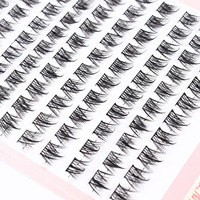 Faux cils en cheveux synthétiques à 10 rangées, grande capacité, densité naturelle, effet Spire, Pure Desire, White Moonlight, Lazy Trilogy, Pure Wild