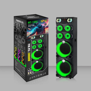 MT-1283 Portable <b>Speaker</b> 3060W Multi Color Lights Outdoor Karaoke <b>USB</b> TF Card Support - Product Image 1