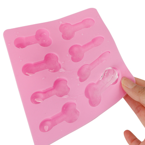 Moules à <span class=keywords><strong>chocolat</strong></span> en silicone certifié pour bonbons en forme de pénis Rocect à 8 cavités, bacs à glaçons, moules à desserts - Product Image 2