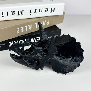 Novedad transfronteriza: Adorno de escritorio de calavera de dinosaurio congelada impresa en 3D de vidrio, modelo de simulación, juguete artesanal - Product Image 3