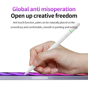 Nuovissima <span class=keywords><strong>Penna</strong></span> Stilo in Metallo <span class=keywords><strong>e</strong></span> Plastica (USB-C) per <span class=keywords><strong>iPad</strong></span> <span class=keywords><strong>Pro</strong></span> 12.9/11/10.2/10.5/10a Gen con Rilevamento Pressione <span class=keywords><strong>e</strong></span> Inclinazione, Ricarica Magnetica, Riconoscimento del Palmo 8-10 - Product Image 5