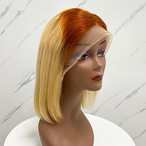 Perruques en cheveux humains 12A en gros, perruque frontale en dentelle 13x4, perruque ultra-lisse, perruques frontales en dentelle HD sans colle, perruque bob en cheveux humains pour femmes - Product Image 4