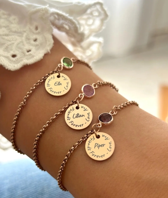 Loveher Jewelry Luxury Fashion Family Personalized Unisex Charm Diamond Bracelet with Gatherings 925 Silver Brass Gift