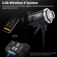 Flash de studio LED TTL Godox 200W MS200V 300W MS300V avec récepteur sans fil 2.4G intégré, léger et compact pour appareil photo