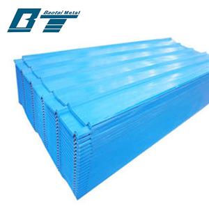 Покрытая песком металлическая кровельная плитка 18, 20, 22 калибра, гофрированная цветная цинковая крыша - Product Image 6