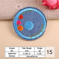 Patchs brodés personnalisés en lettres, patchs décoratifs pour vêtements en denim, pour vestes, jeans, sacs, accessoires DIY