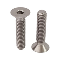 Baut Titanium GR5 M6*30mm Berkualitas Tinggi Kepala Countersunk Baut Hex Socket Harga Pabrik Sekrup Hex Dalam Kepala Datar