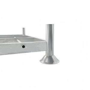Galvanizli kaplama ile çelik boru palet endüstriyel dereceli istiflenebilir Metal paletler sonrası palet - Product Image 5