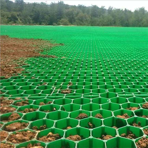 Système de pavés en plastique vert et noir pour gazon épais, grille de protection pour gravier, allées, parkings, fermes équestres et <span class=keywords><strong>béton</strong></span> - Product Image 5