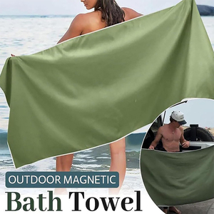 <span class=keywords><strong>Toalla</strong></span> de Baño Magnética de Microfibra Estampada, Ligera, Delgada, de Secado Rápido, Comprimida <span class=keywords><strong>para</strong></span> Playa, KingGear - Product Image 4