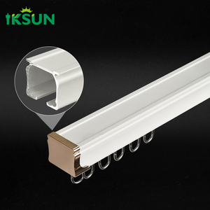 IKSUN CurtainTracks Valance Rod <b>Curtain</b> Rail Track Heavy-Duty <b>Curtain</b> Rails <b>for</b> <b>Living</b> <b>Room</b> Bedroom <b>Room</b> - Product Image 4