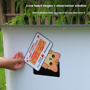 Casa de gato de venta directa del fabricante, casa para mascotas resistente a la intemperie, patio, sala de estar, diseño de plástico - Product Image 5