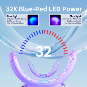 Dispositivo de cuidado bucal <span class=keywords><strong>Dental</strong></span> profesional, blanqueador, Kit de <span class=keywords><strong>blanqueamiento</strong></span> de dientes, etiqueta privada con cuentas de luz LED azul y roja - Product Image 3