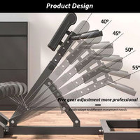 123 chaise romaine de taille réglable d'équipement commercial de forme physique de sports pour la formation de force