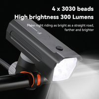 2 en 1 : Klaxon de vélo et lampe frontale LED super lumineuse rechargeable, étanche IPX4, 8 modes, pour VTT, vélo de route et cyclisme en extérieur