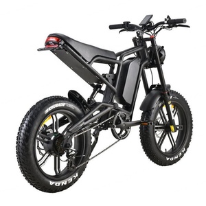 Moto électrique tout-terrain pour adultes de 20 pouces à 3 vitesses, moteur 250W, vélo avec frein à disque, cadre en aluminium, vélo électrique - Product Image 3