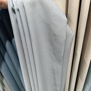 Rideaux de <span class=keywords><strong>dressing</strong></span> occultants de luxe en coton et polyester de bonne qualité, de couleur unie - Product Image 1