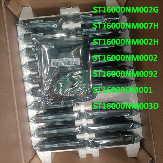 Enterprise Internal Hard Disk ST16000NM002G 16TB 3.5" SATA 3.0 256MB 7200RPM Refurbished NAS Server Backup Cloud IT