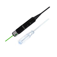 Vente chaude : Lunette tactique à point rouge et laser à trois niveaux, dispositif de mise à zéro au laser vert, 12 adaptateurs, matériau en aluminium, utilisation en extérieur
