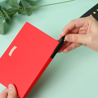 Ensemble de blocs-notes de poche personnalisés avec logo coloré de la marque Xuchen, notes adhésives, index, stylo, mini bloc-notes, cadeau promotionnel pour le bureau