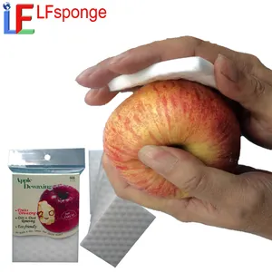 ابتكارات جديدة للأعمال التجارية الأكثر مبيعًا طقم تنظيف الفواكه إسفنجة إزالة الشمع من التفاح منتجات استهلاكية يومية