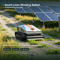 Robot tondeuse à gazon entièrement automatique intelligent avec navigation GPS et télécommande pour cour, tondeuse à gazon électrique