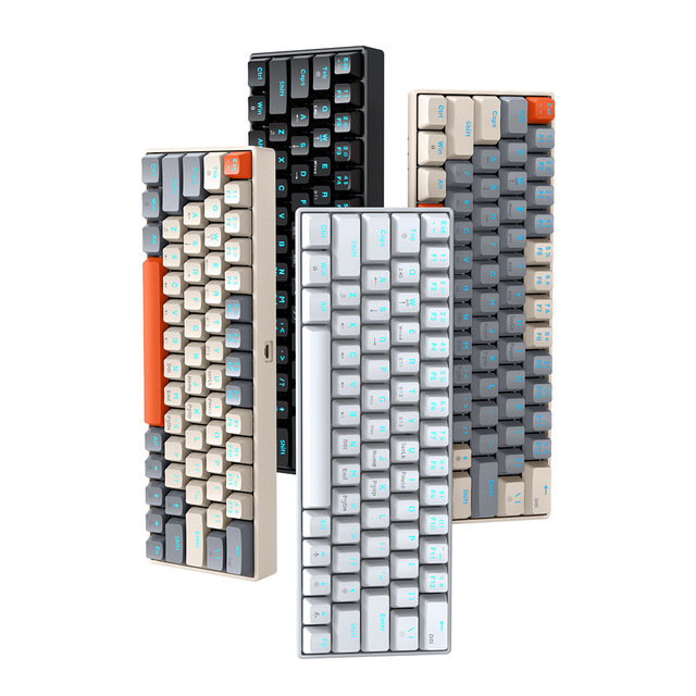 T30 Mechanical Keyboard RGB Backlight Wired/wireless 2.4G Bluetooth Tablet Desktop Computer E-sports Game 63 Keys Keyboard