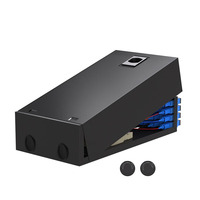 Boîtier de distribution de fibre optique 5G SC 48 cœurs en acier galvanisé blanc/noir, OEM d'usine DIMAN, pour bureau et données intérieures