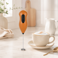 Pengaduk Susu Elektrik Genggam Baterai Stainless Steel yang Mudah Dioperasikan dengan Botol untuk Membuat Busa Kopi Ramah Lingkungan dan Dapat Mengocok Telur