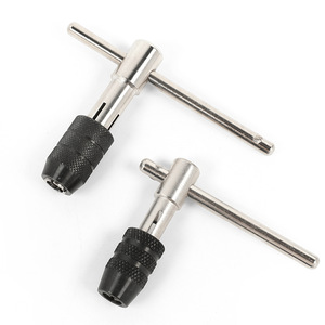 T-Type Tap Wrench 3mm-6mm Manual Tapping Tool Metric Stainless Steel Anti-Slip Handle Single End - Product Image 1