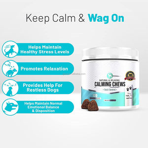 טבליות לעיסות מרגיעות לכלבים, מסייעות להרגעה והרפיה, תוסף תזונה רך לכלבים, 120 יחידות עם מיתוג פרטי - Product Image 3