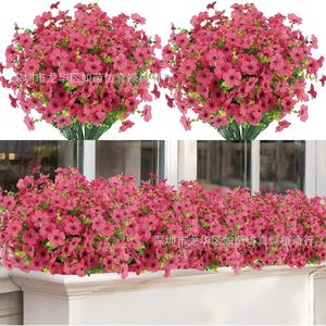 Bouquet d'eucalyptus violet artificiel Ruyin, fleurs en soie plastique pour la décoration intérieure et la plantation en jardinière. - Product Image 3