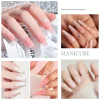 Kit de poudre d'extension d'ongles en acrylique, outils de manucure professionnels pour débutants, pratique manuelle |   Cadeau pour le nail art